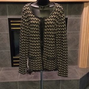 Sweater Jacket ( Channel Style) size xl GUC